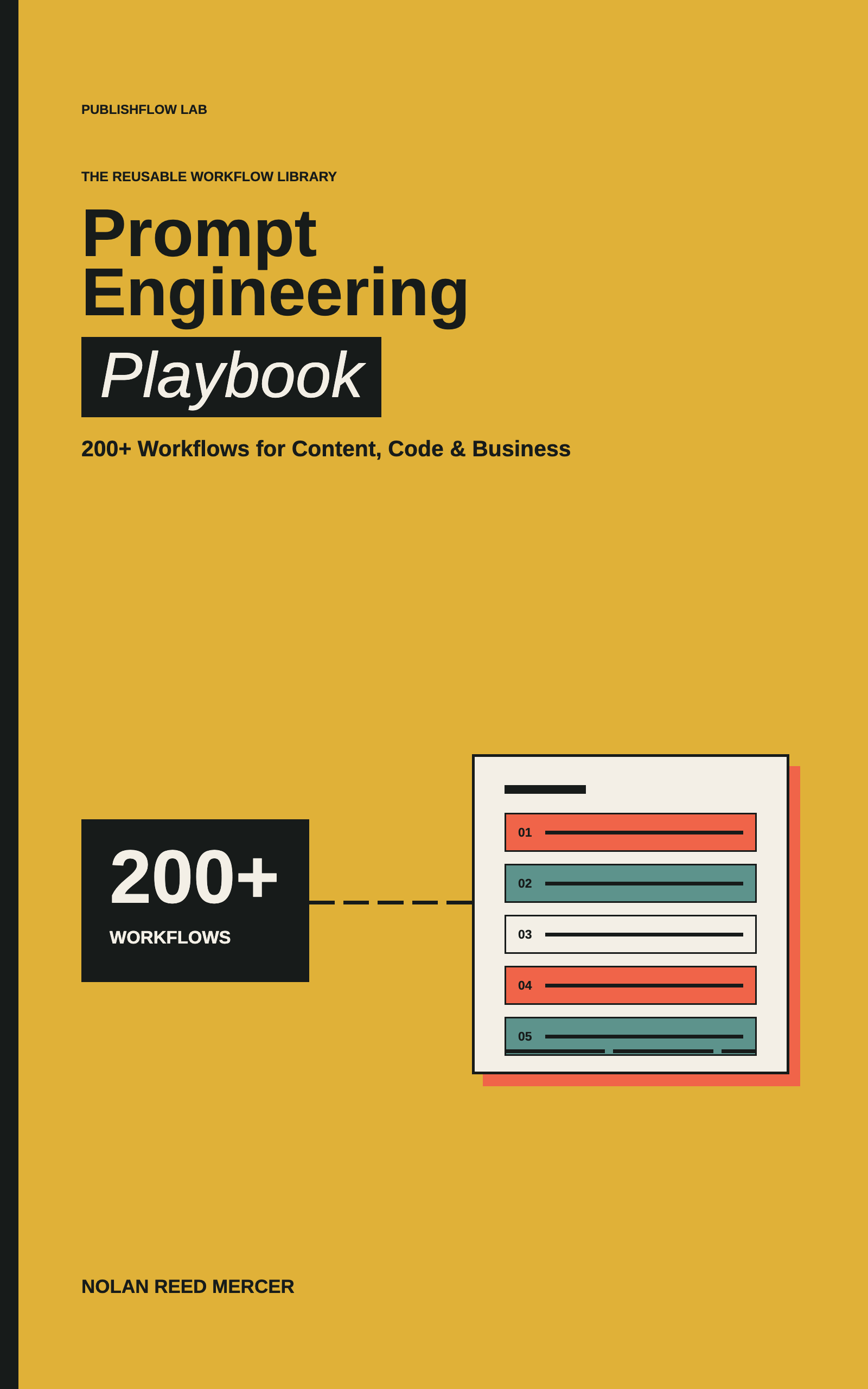Prompt Engineering Playbook book cover